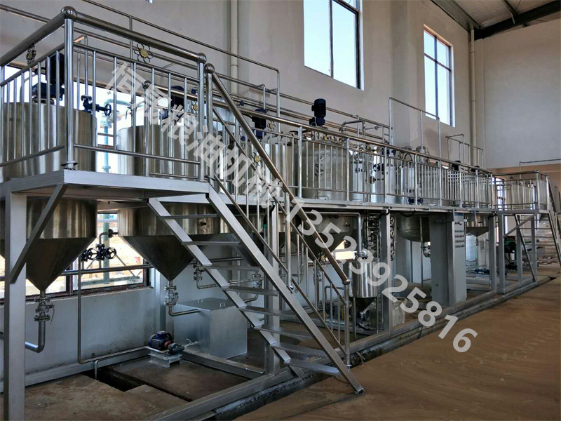 茶籽油精炼脱蜡生产线案例展示